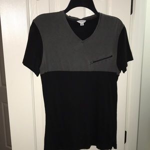 Slim Fit ❗️CALVIN KLEIN ❗️Two Tone T-Shirt⚫️🔘